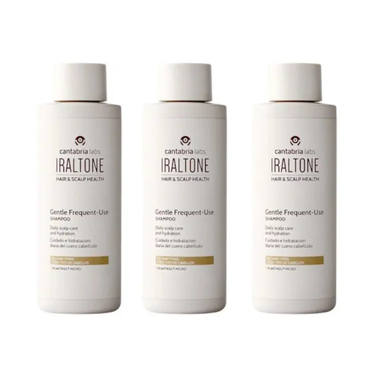 Iraltone Shampooing doux pour usage fréquent, paquet de 3 x 200 ml