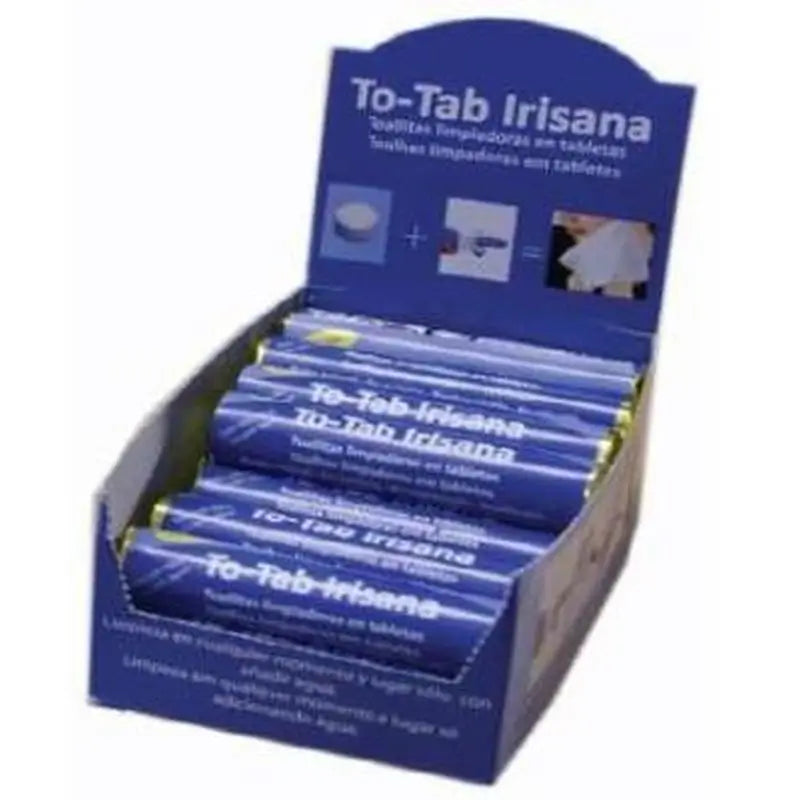 Irisana To-Tab Cleansing Wipes Display 21Tubes