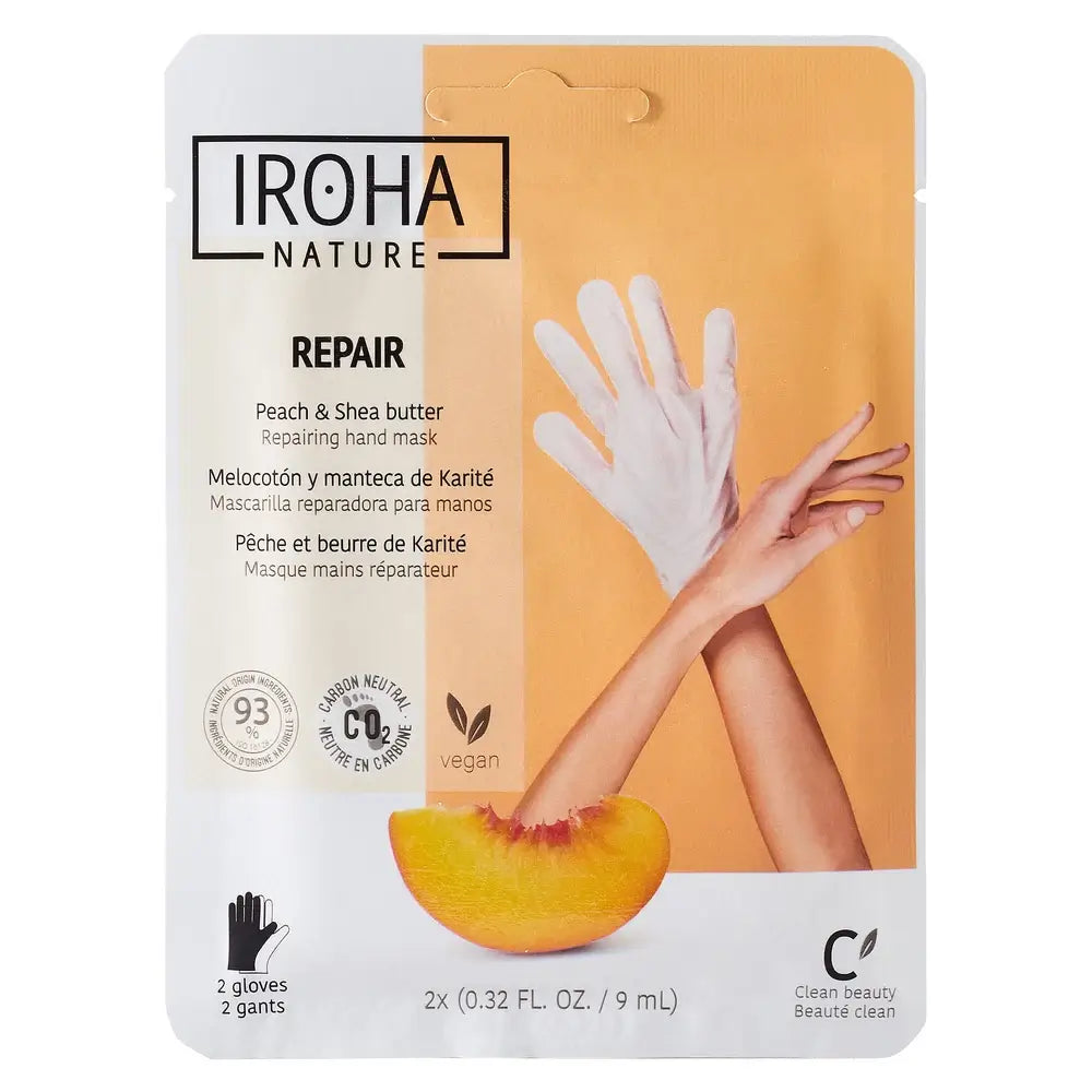 Gants de corps Iroha Nature Masque réparateur , 20 Ml