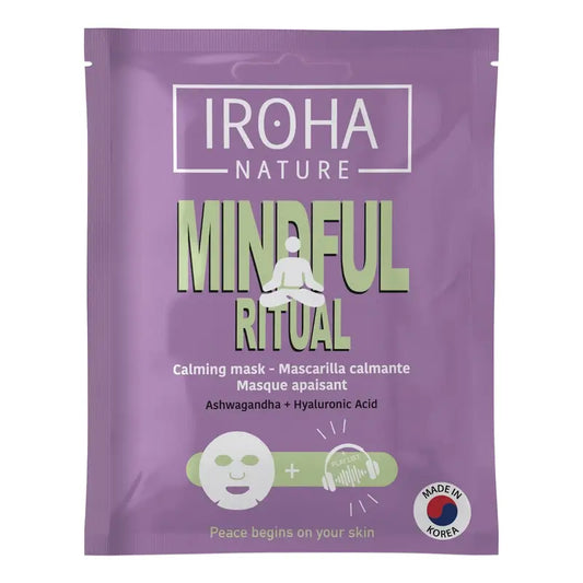 Iroha Nature Mindful Ritual Moisturising & Soothing Facial Mask, 1 pc.