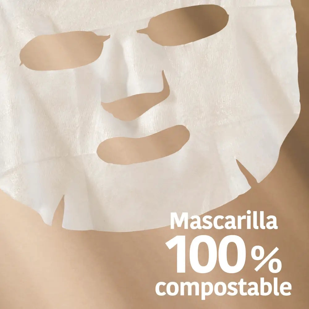 Iroha Nature Masque tissulaire anti-rides pour le visage et le cou - Collagène , 30 ml