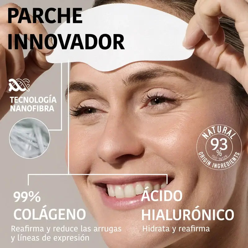 Iroha Nature Forehead Patches 99% Collagen (3 pcs + 1 Mist) , 3 paires