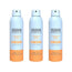 Isdin Transparent Spray Transparent Peau Humide Spf50, 3X250 Ml