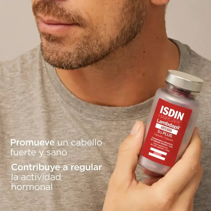 Isdin Lambdapil 5 Alfa Plus Capsules, Pack 3 x 60 Unités