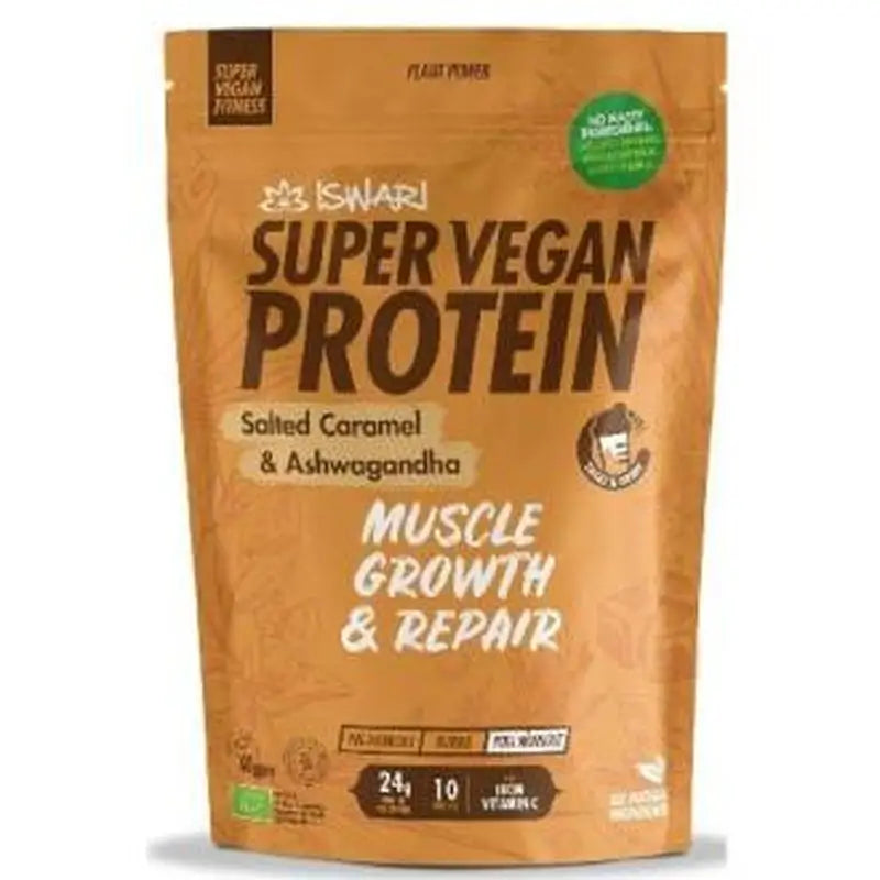 Iswari Super Vegan Protein Salted Caramel-Ashwagan 350Gr