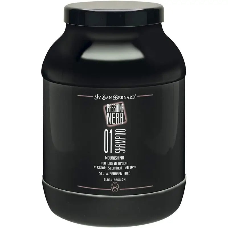Iv San Bernard Shampooing Passione Nera à l'argan, 3 litres, 1 unité