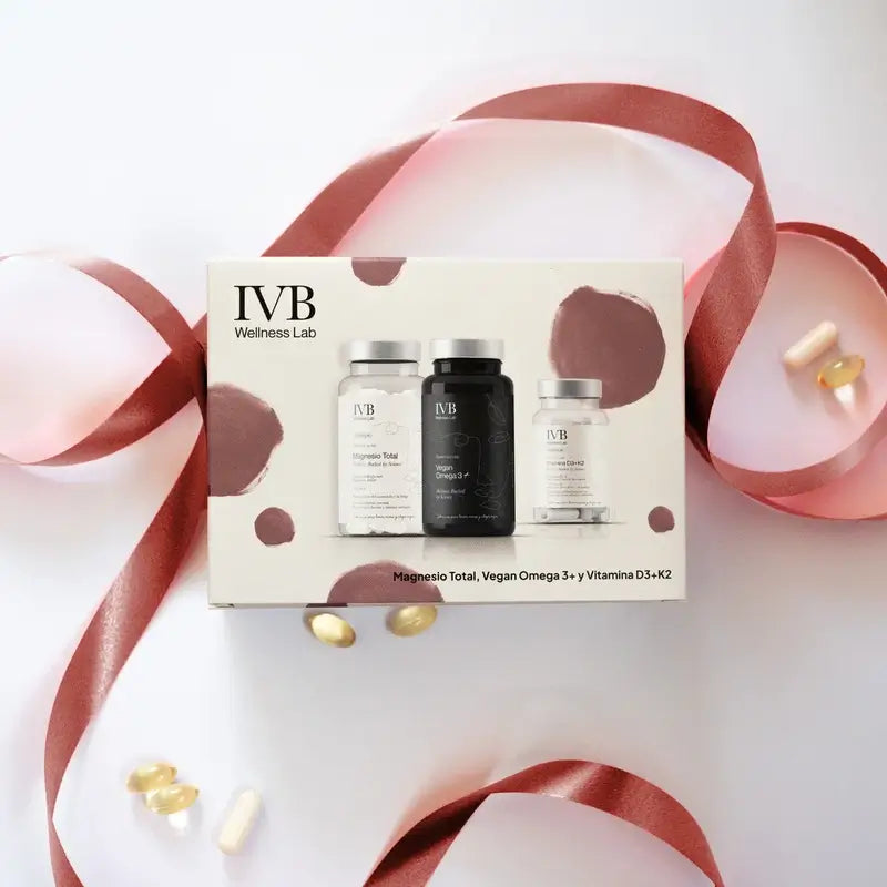IVB Pack Essentials Magnésium, Vitamine D3+K2 et Vegan Omega 3+, 60 gélules