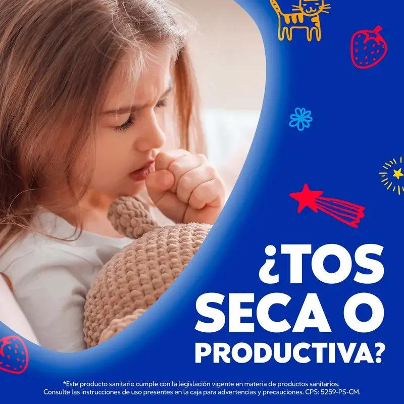 Vicks Formula Natura sirop contre la toux pour enfants miel fraise, 140 ml