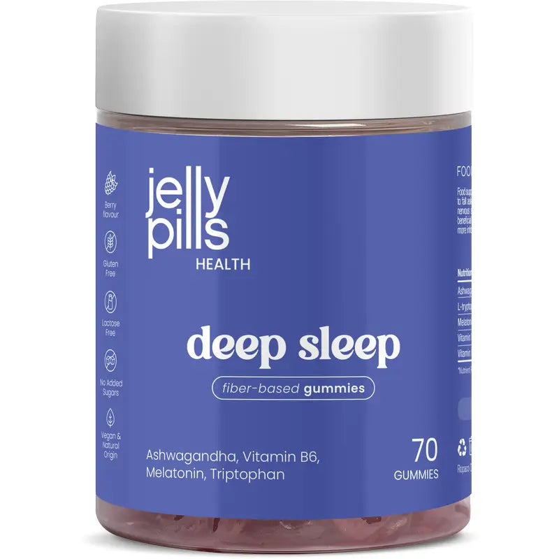 Jelly Pills Deep Sleep Food Supplement , 70 gummies
