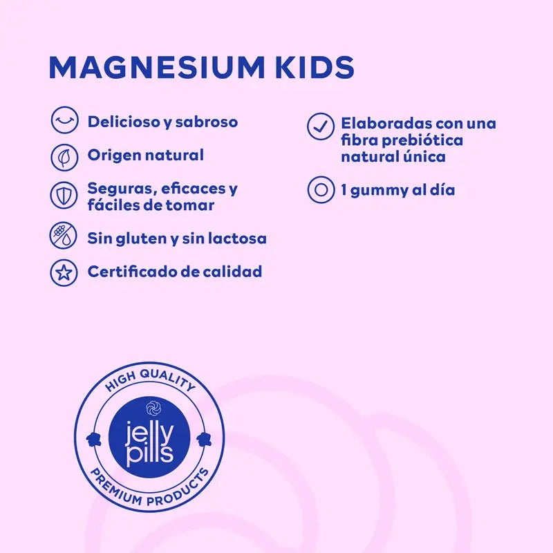 Jelly Pills Magnésium Kids , 70 gummies