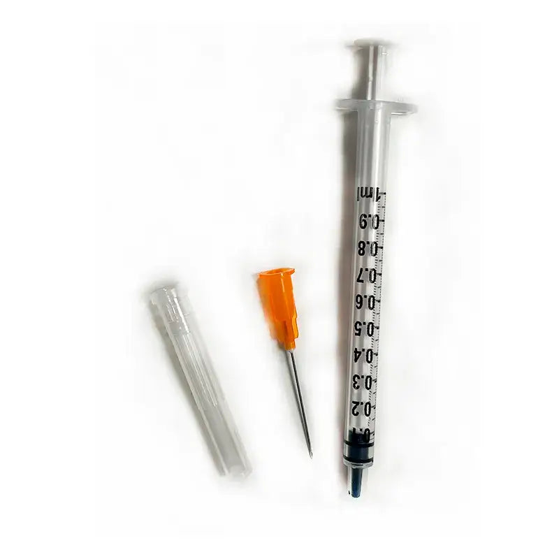 Seringue avec aiguille 1 Ml, 100 unités (25gx16mm)