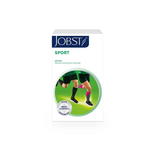 Jobst Sport Socks, Black/Grey, 20-30 Mmhg