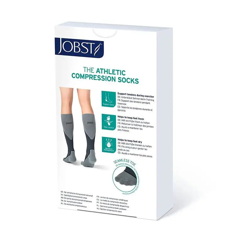 Chaussettes de sport Jobst, rose/gris, 15-20 mmhg