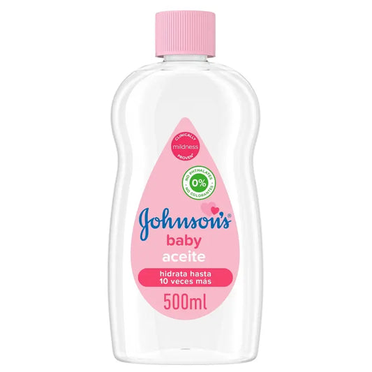 Johnson's Baby Regular Oil, laisse la peau douce et saine, idéale pour les peaux délicates, 500 ml