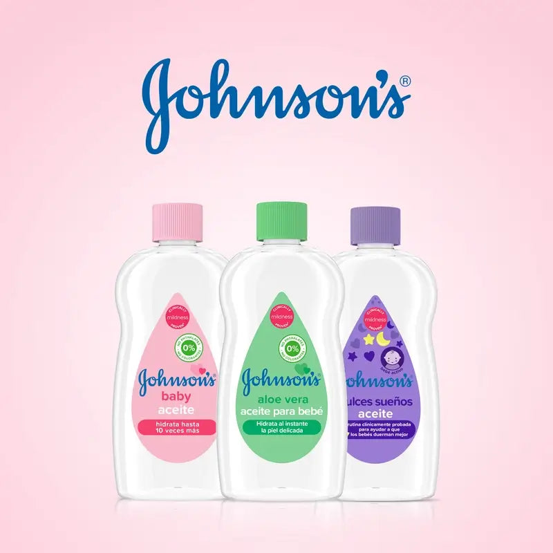Johnson's Baby Regular Oil, laisse la peau douce et saine, idéale pour les peaux délicates, 500 ml