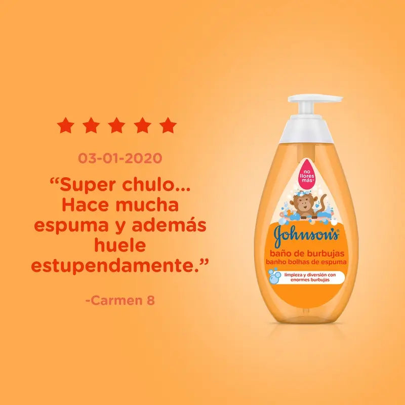Bain moussant pour enfants de Johnson's Baby, 750 ml