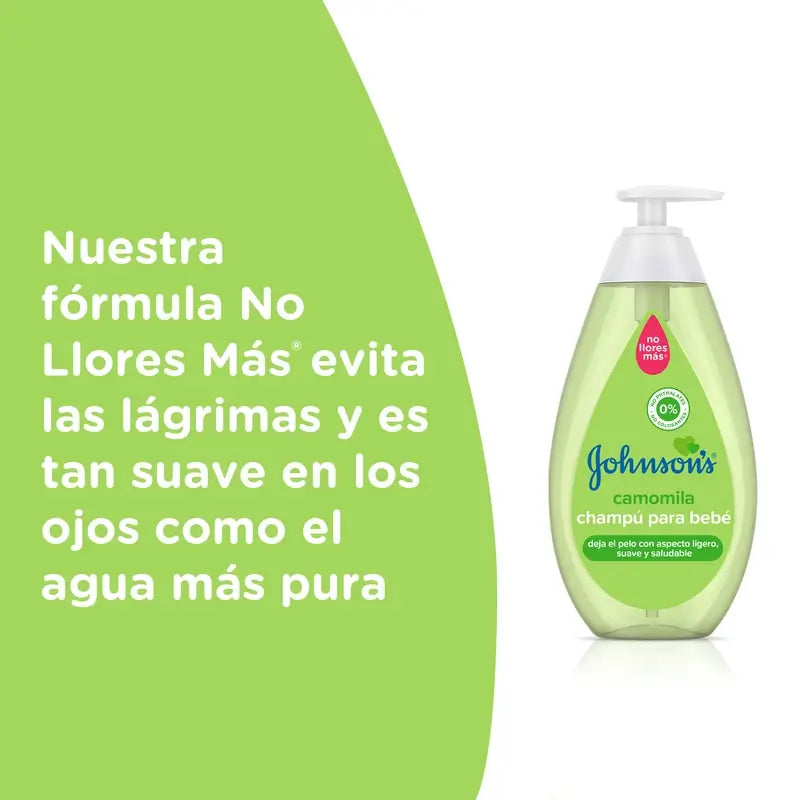 Johnson's Baby Chamomile Shampooing, idéal pour toute la famille, 300 ml