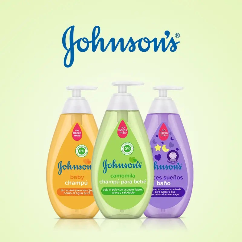 Johnson's Baby Chamomile Shampooing, idéal pour toute la famille, 500 ml