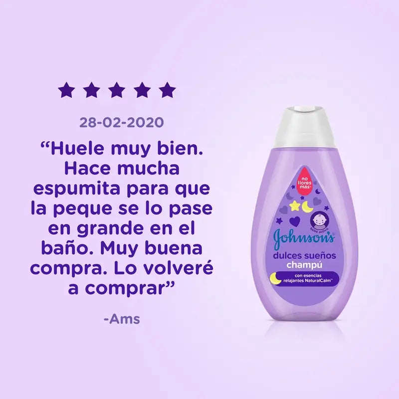 Johnson's Baby Sweet Dreams, Naturalcalm Shampooing relaxant, lavande et camomille, 500 ml