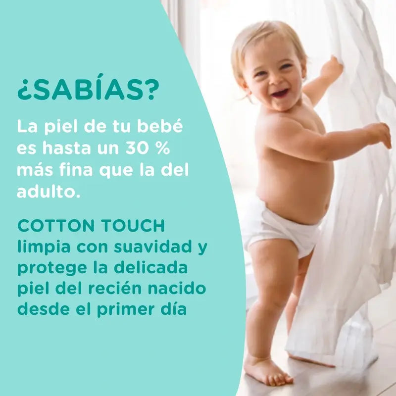 Gel de bain Johnson's Baby Cottontouch, pour bébés et nouveau-nés, peau fine et délicate, avec du coton pur, 500 ml