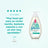 Gel de bain Johnson's Baby Cottontouch, pour bébés et nouveau-nés, peau fine et délicate, avec du coton pur, 500 ml