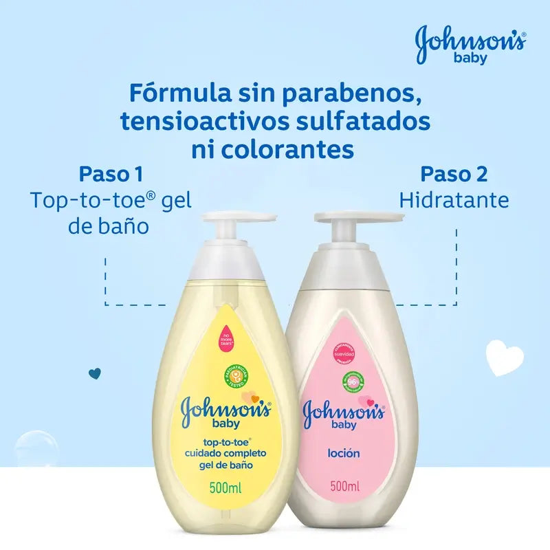 Gel de bain Johnson's Baby Complete Care, 500 ml