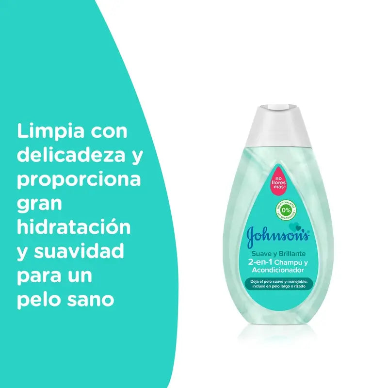 Johnson's Baby Soft & Shiny 2 In 1 Shampooing & Conditioner, 500ml