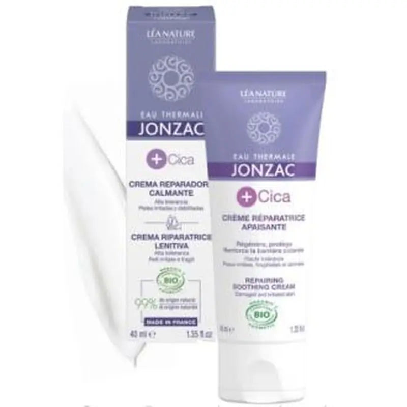 Jonzac Eco-Bio +Cica Regenerating Repair Cream 40Ml. Bio