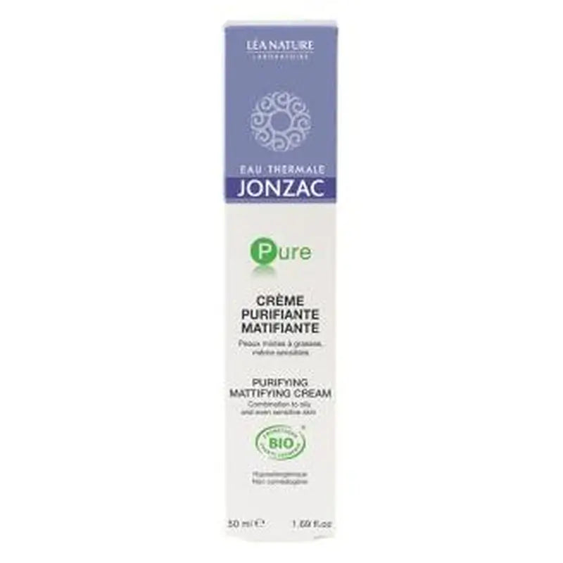 Jonzac Eco-Bio Pure Purifying Mattifying Cream 50Ml. Bio