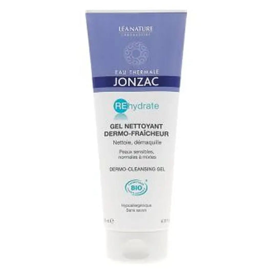 Jonzac Eco-Bio Rehydrate Soap-free Dermo-Cleansing Gel 200Ml. Bio