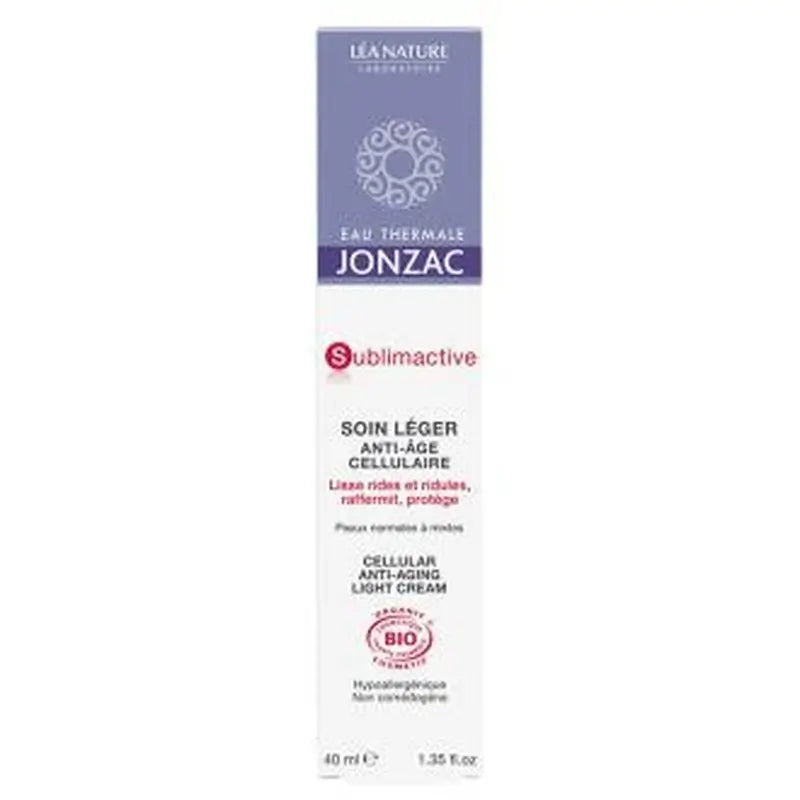 Jonzac Eco-Bio Sublimactive Light Anti-Aging Cream 40Ml. Bio