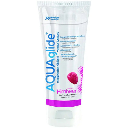 Joydivision Aquaglide Raspberry Flavoured Lubricant 100 Ml