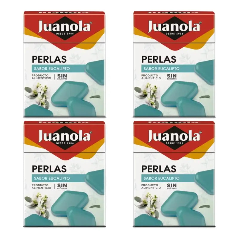 Juanola Perles balsamiques à l'eucalyptus, 4 x 25 g