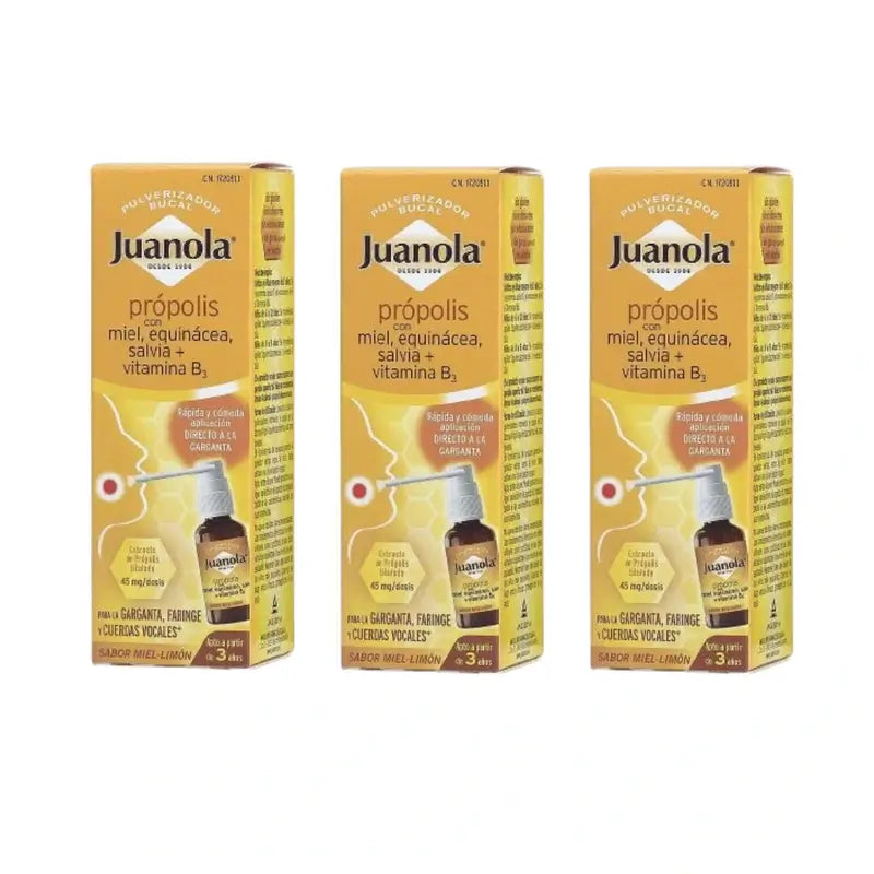 Juanola Propolis Spray Pack 3 x 30 ml