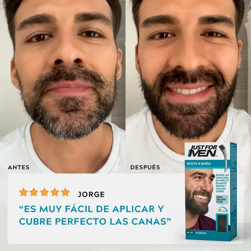 Just For Men Moustache et barbe noires