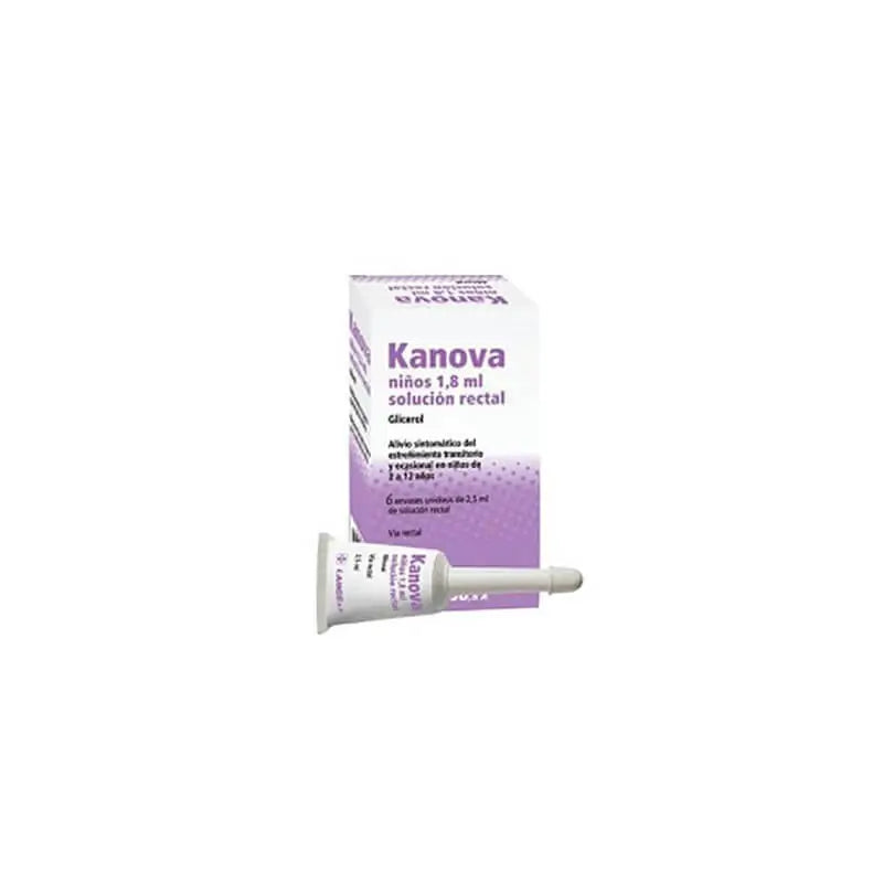 Lainco Kanova Children 1.8 ml Rectal Solution 6 Enemas x 2.5 ml