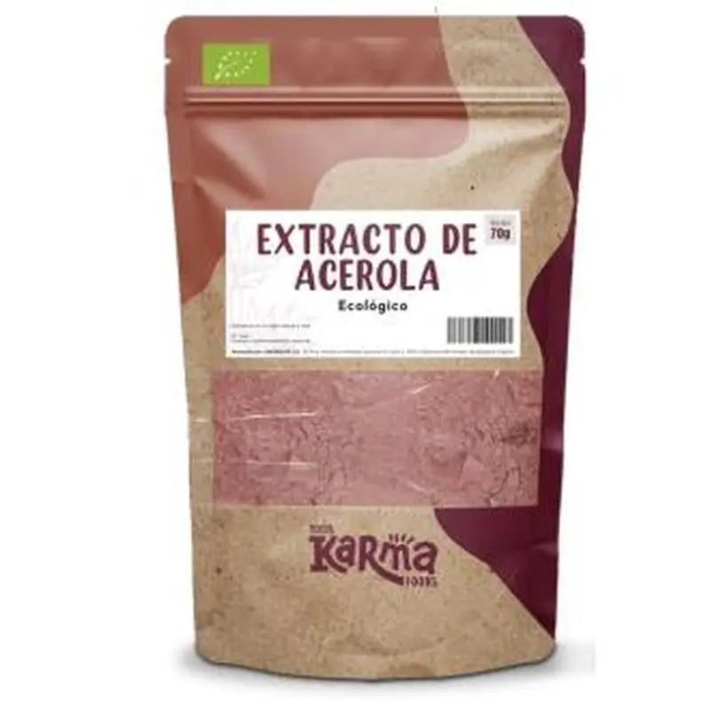 Karma Acerola 17% Vit C Powder 70Gr. Eco Sg Vegan