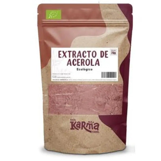 Karma Acerola 17% Vit C Powder 70Gr. Eco Sg Vegan