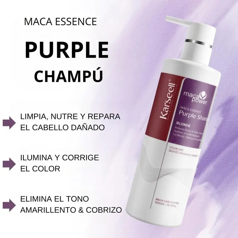 Karseell Shampooing pour cheveux violets, 500 ml