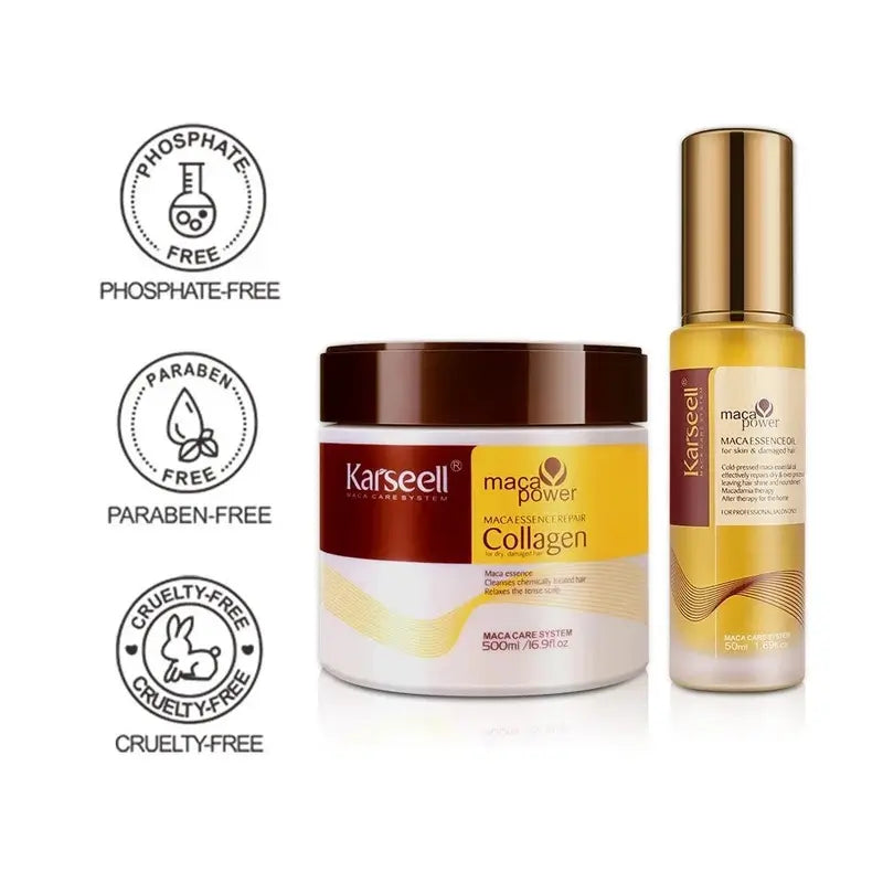 Karseell Pack Mask & Hair Oil, 550 ml