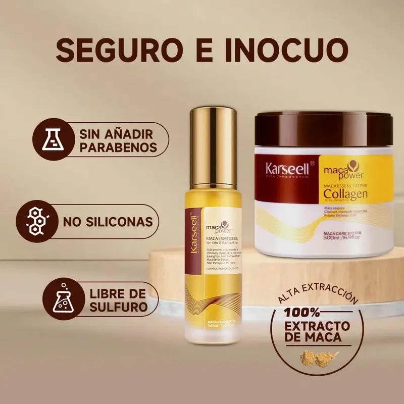 Karseell Pack Mask & Hair Oil, 550 ml