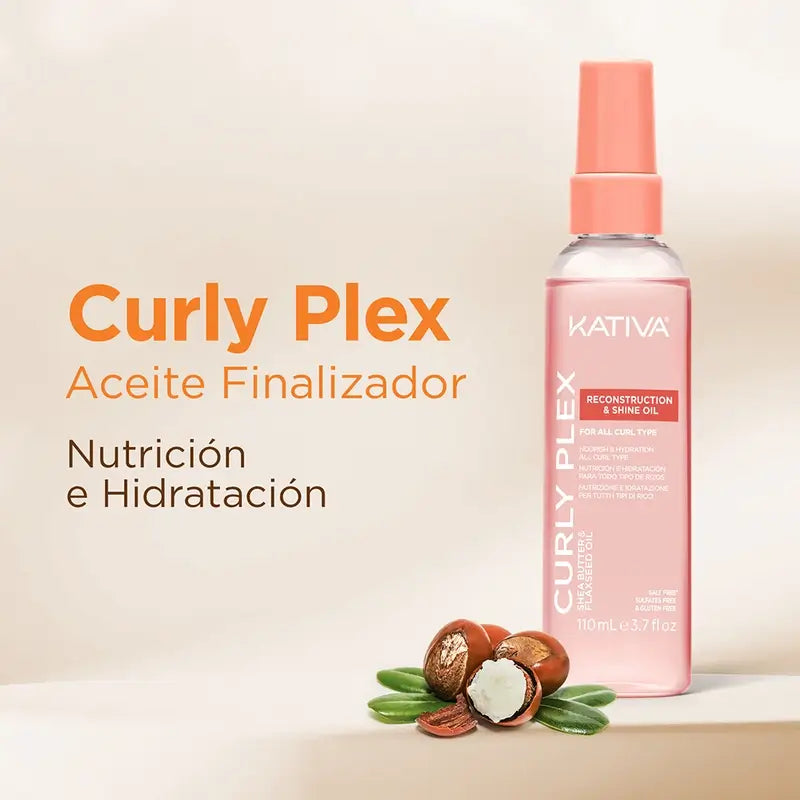 Kativa Curly Plex Reconstruct & Shine Oil , 110 ml