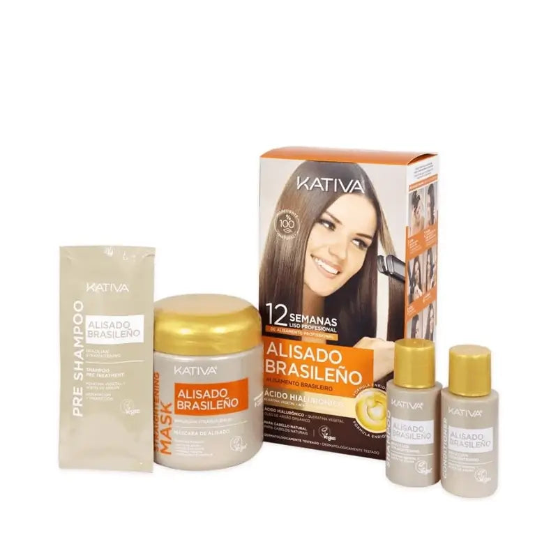 Kativa Kit de lissage à la kératine avec acide hyaluronique