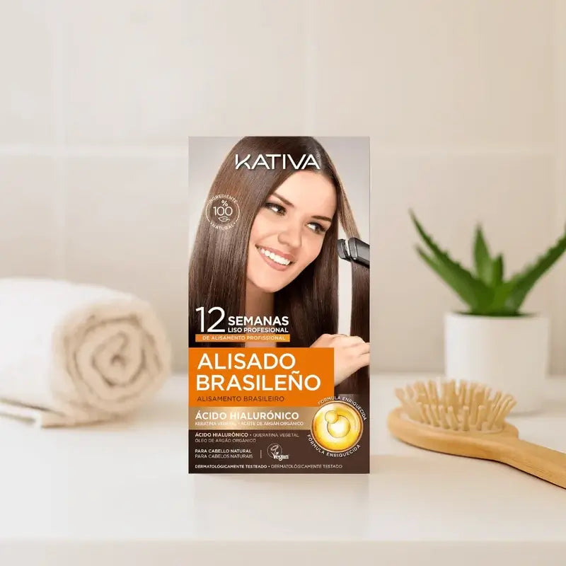 Kativa Kit de lissage à la kératine avec acide hyaluronique