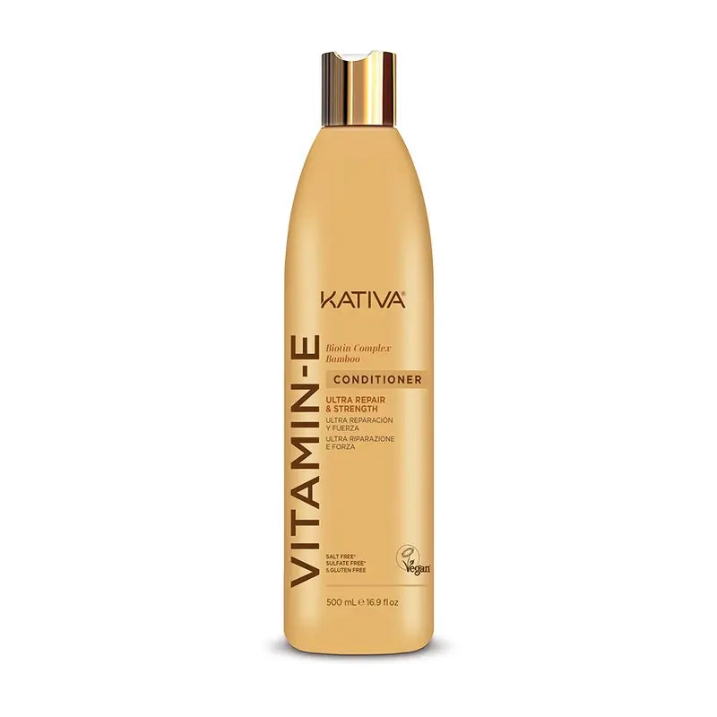 Kativa Vitamin E Biotin Bambu Conditioner , 500 ml
