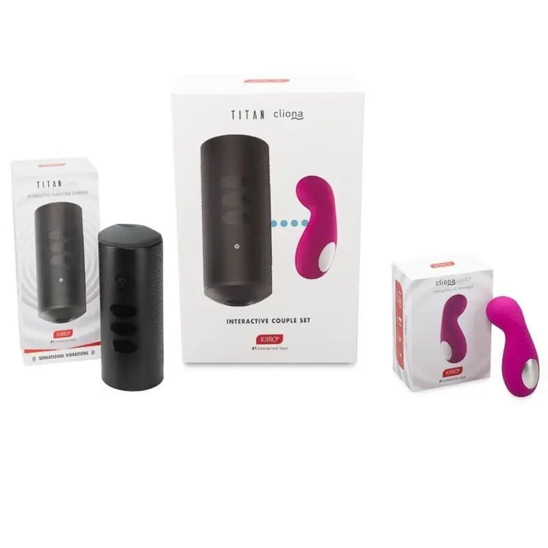 Kiiroo Titan & Cliona Lilas Ensemble pour couples