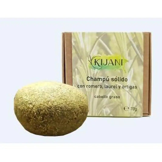 Kijani Solid Shampoo Oily Hair Rosemary & Nettle 70Gr.