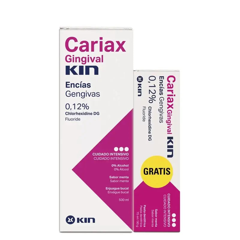 Kin Cariax Bain de bouche gingival, 500+75 ml