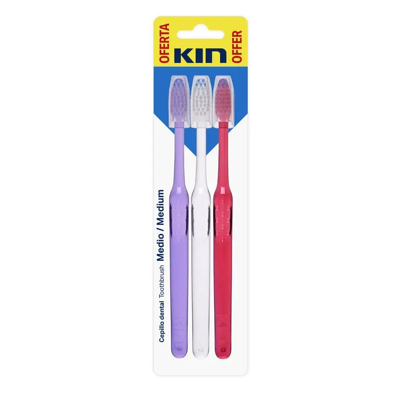 Kin Toothbrush Medium, 3 pcs.