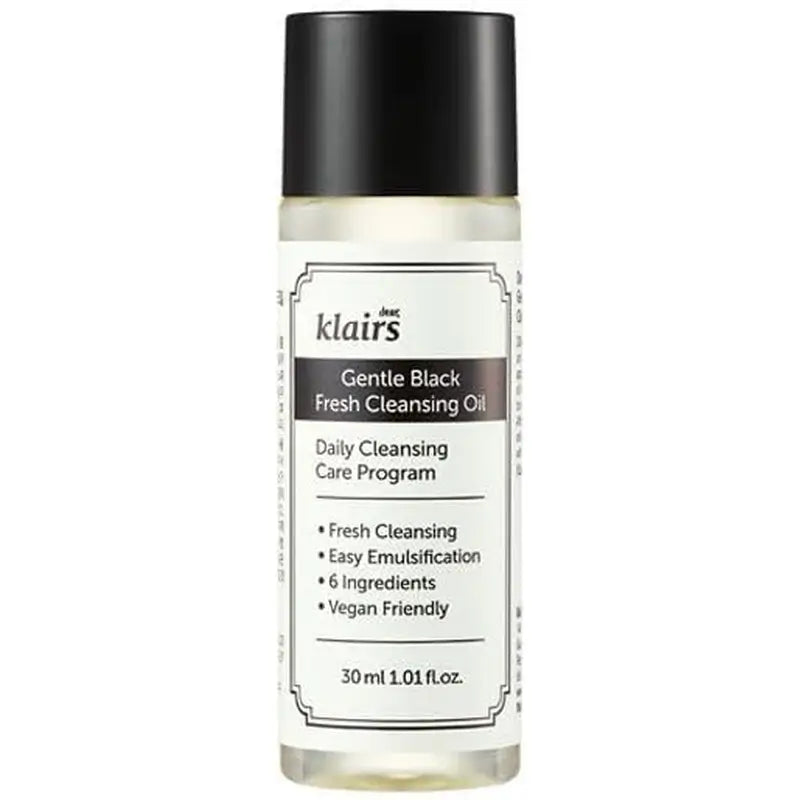 Klairs Huile nettoyante douce Black Fresh, 30 ml